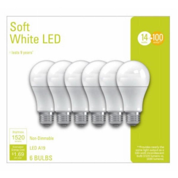General Electric 14W A21 Medium General Purpose LED Light Bulb, Soft White 93098309